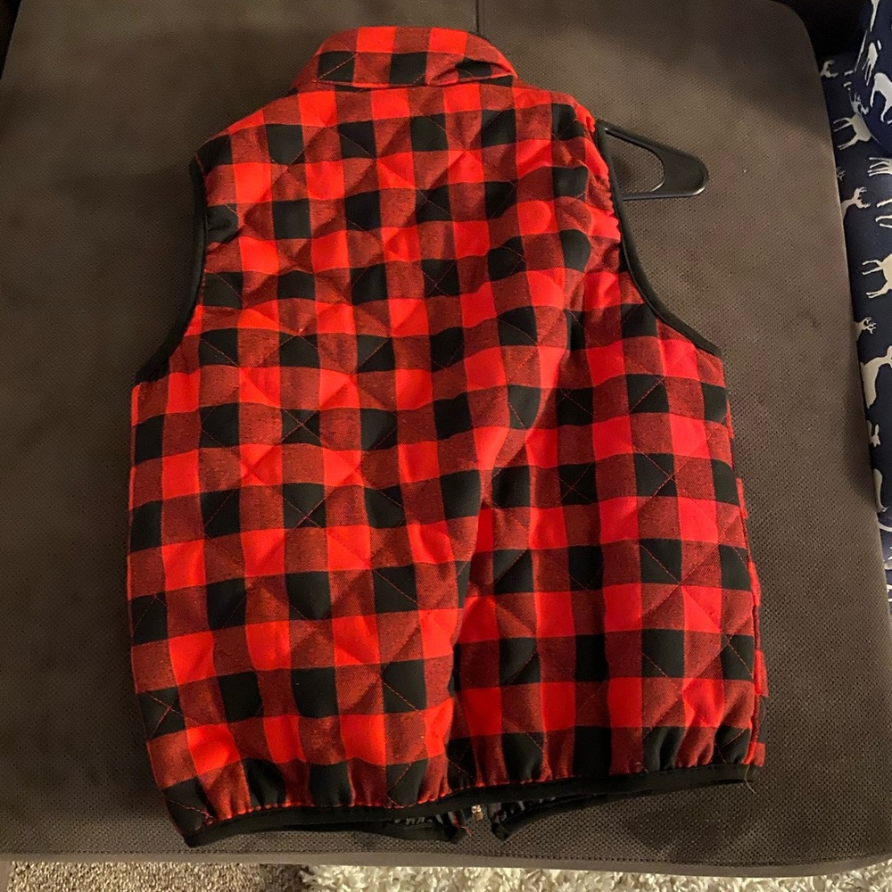Plaid vest